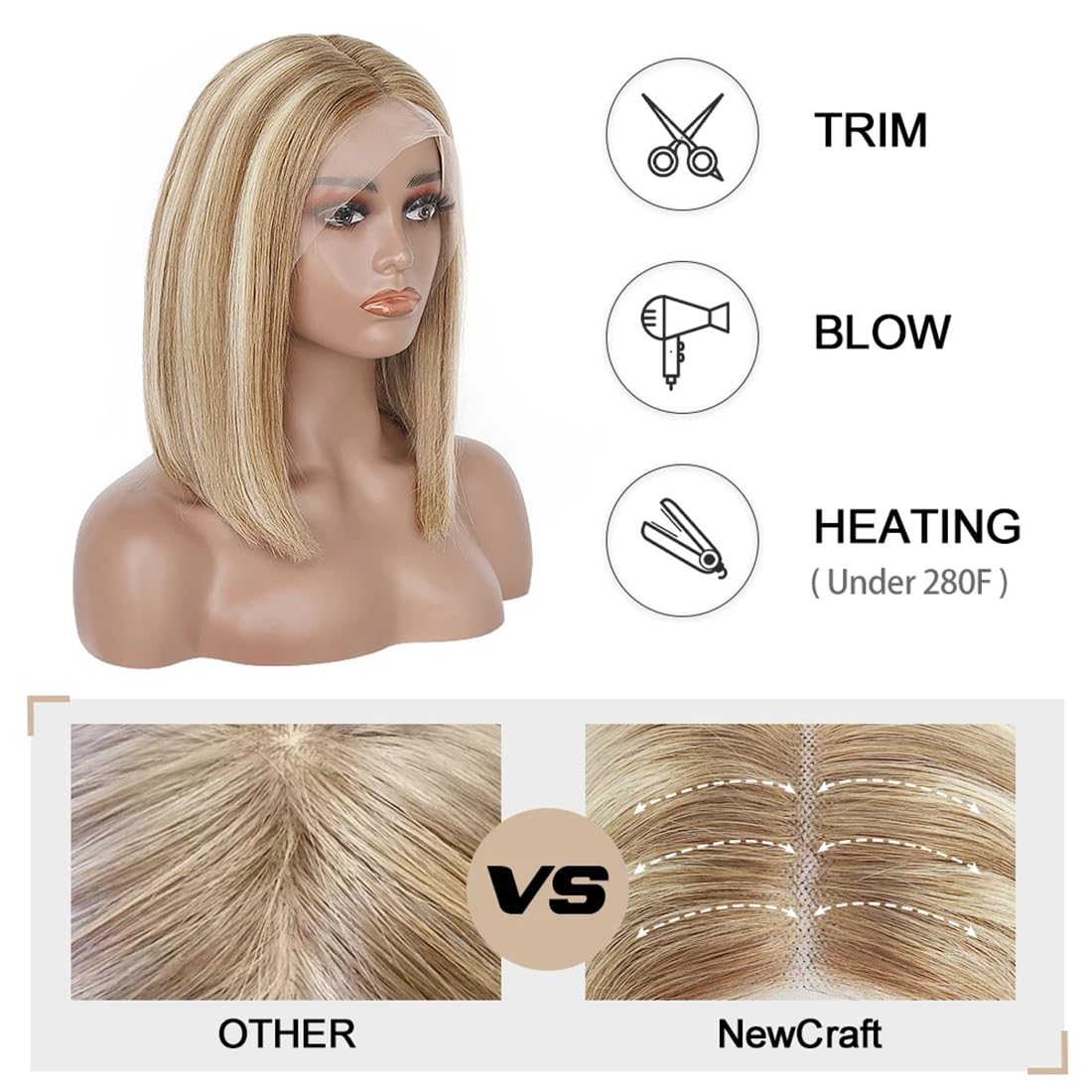 Real Full Lace Human Hair Wigs Straight Full Lace Wigs Preplucked Hairline Whole Lace Wig Free Part Natural Color Brazilian Human Hair Wigs for Black Women 150% Density 20inch