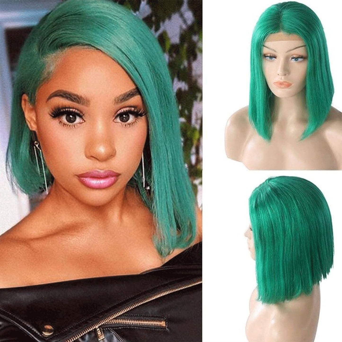 Real Full Lace Human Hair Wigs Straight Full Lace Wigs Preplucked Hairline Whole Lace Wig Free Part Natural Color Brazilian Human Hair Wigs for Black Women 150% Density 20inch