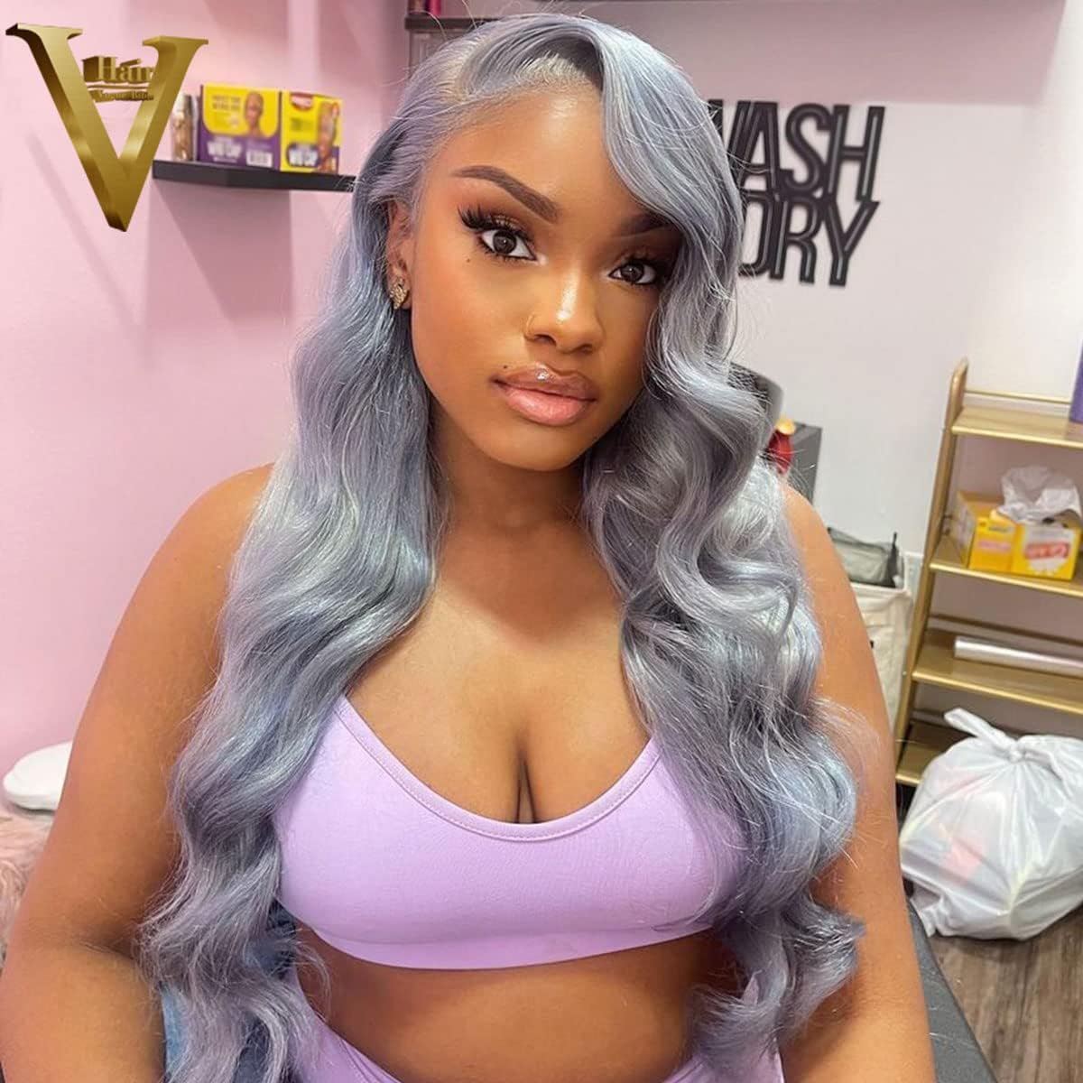 Real Full Lace Human Hair Wigs Straight Full Lace Wigs Preplucked Hairline Whole Lace Wig Free Part Natural Color Brazilian Human Hair Wigs for Black Women 150% Density 20inch