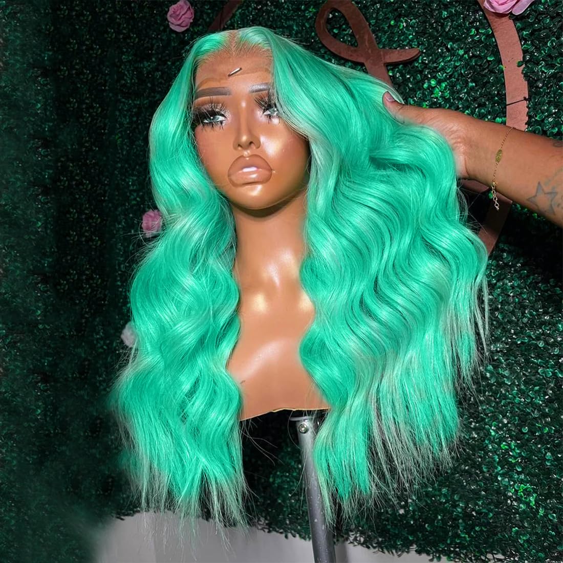Real Full Lace Human Hair Wigs Straight Full Lace Wigs Preplucked Hairline Whole Lace Wig Free Part Natural Color Brazilian Human Hair Wigs for Black Women 150% Density 20inch