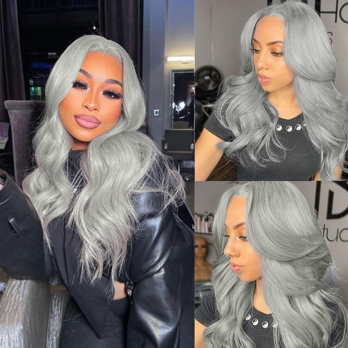 Real Full Lace Human Hair Wigs Straight Full Lace Wigs Preplucked Hairline Whole Lace Wig Free Part Natural Color Brazilian Human Hair Wigs for Black Women 150% Density 20inch