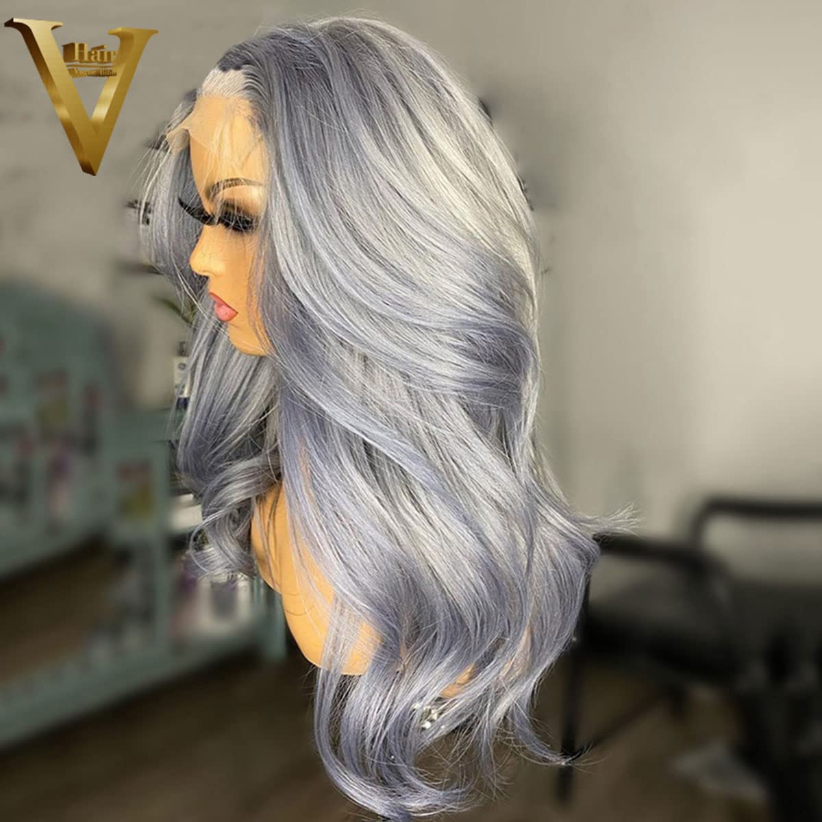 Real Full Lace Human Hair Wigs Straight Full Lace Wigs Preplucked Hairline Whole Lace Wig Free Part Natural Color Brazilian Human Hair Wigs for Black Women 150% Density 20inch