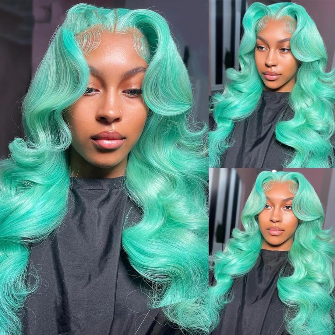 Real Full Lace Human Hair Wigs Straight Full Lace Wigs Preplucked Hairline Whole Lace Wig Free Part Natural Color Brazilian Human Hair Wigs for Black Women 150% Density 20inch