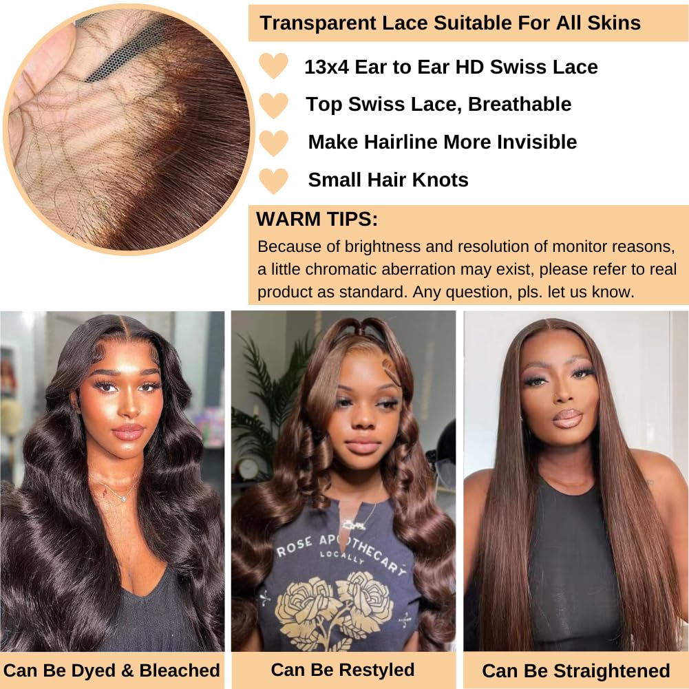 99j Burgundy Lace Front Wigs Human Hair Glueless Wine Red Colored Body Wave Wigs Pre Plucked with Baby Hair 180 Density 13x4 HD Transparent Frontal Wigs for Women