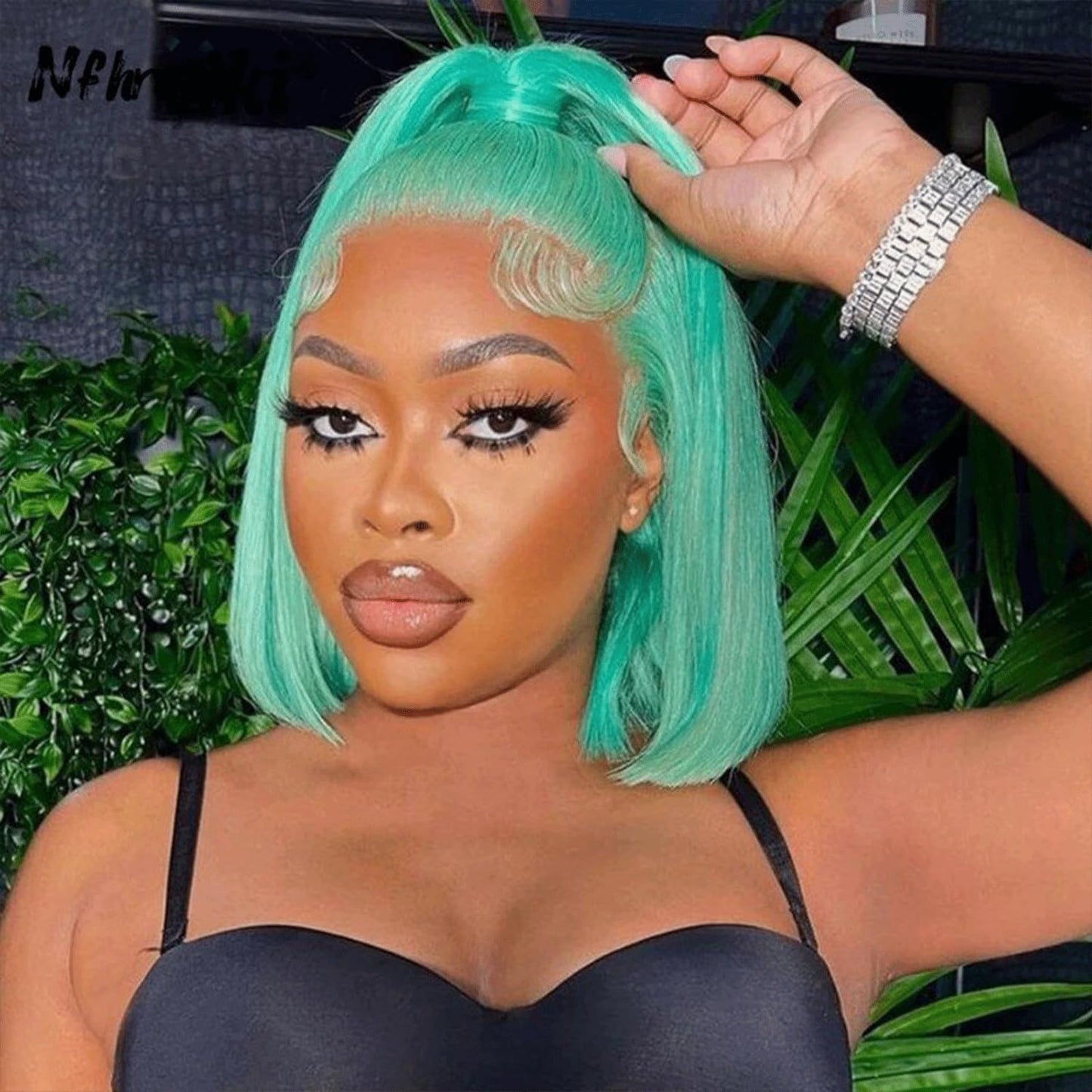 Real Full Lace Human Hair Wigs Straight Full Lace Wigs Preplucked Hairline Whole Lace Wig Free Part Natural Color Brazilian Human Hair Wigs for Black Women 150% Density 20inch