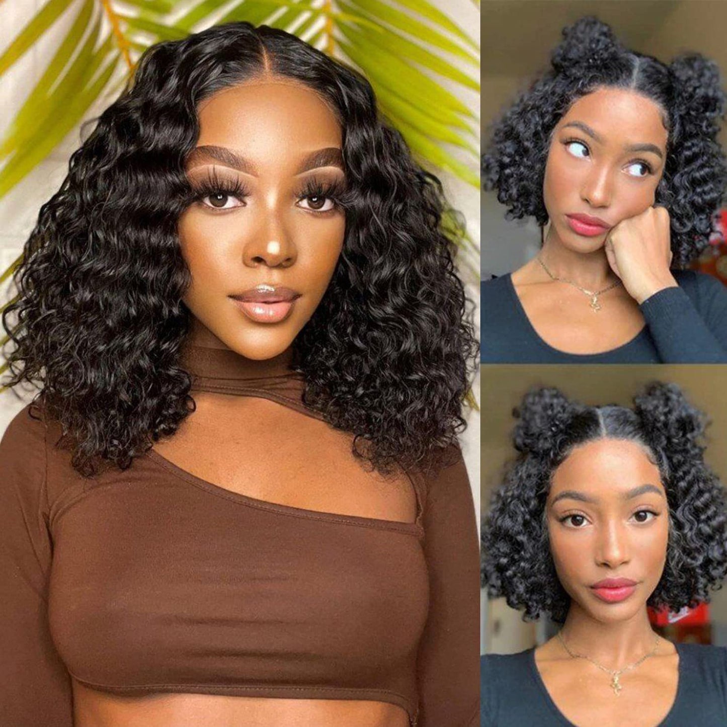 Real Full Lace Human Hair Wigs Straight Full Lace Wigs Preplucked Hairline Whole Lace Wig Free Part Natural Color Brazilian Human Hair Wigs for Black Women 150% Density 20inch