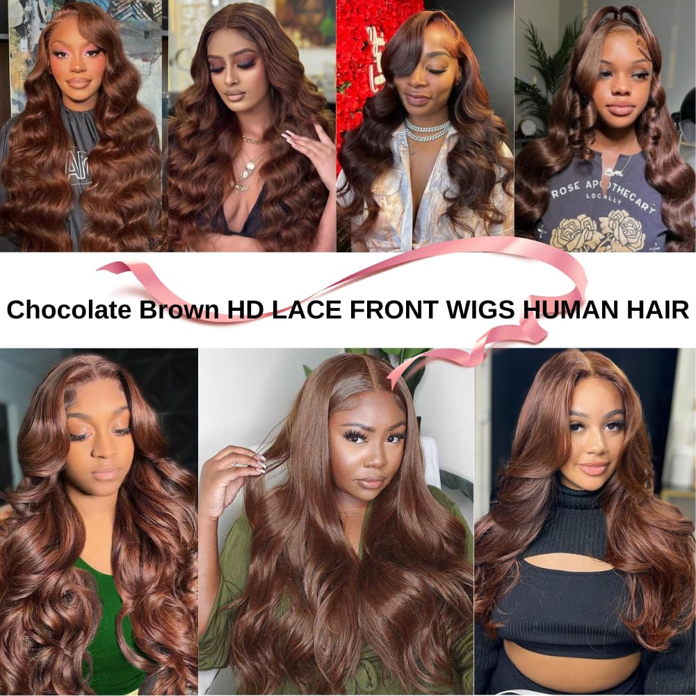 99j Burgundy Lace Front Wigs Human Hair Glueless Wine Red Colored Body Wave Wigs Pre Plucked with Baby Hair 180 Density 13x4 HD Transparent Frontal Wigs for Women