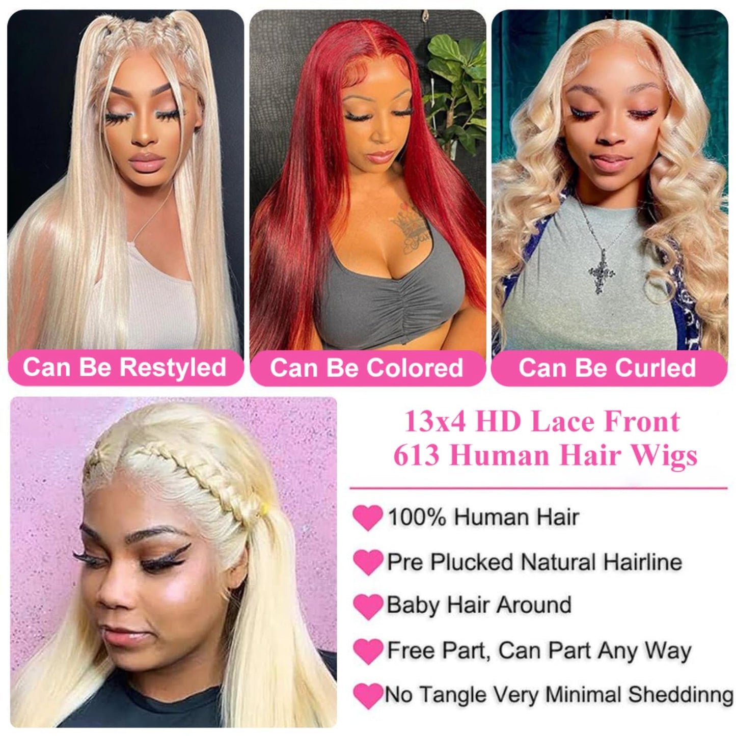 4x4 Straight Wave Lace Front Wigs Human Hair Pre Plucked with Baby Hair 150% Density 16 Inch Human Hair Wigs Brazilian Virgin Frontal 4x4 Glueless HD Lace Closure Wig Human Hair for Black Women