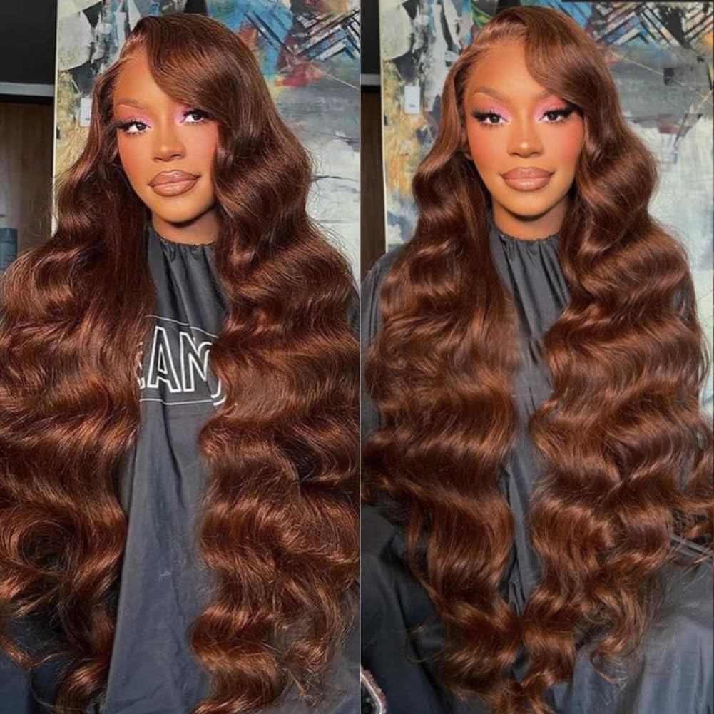 99j Burgundy Lace Front Wigs Human Hair Glueless Wine Red Colored Body Wave Wigs Pre Plucked with Baby Hair 180 Density 13x4 HD Transparent Frontal Wigs for Women