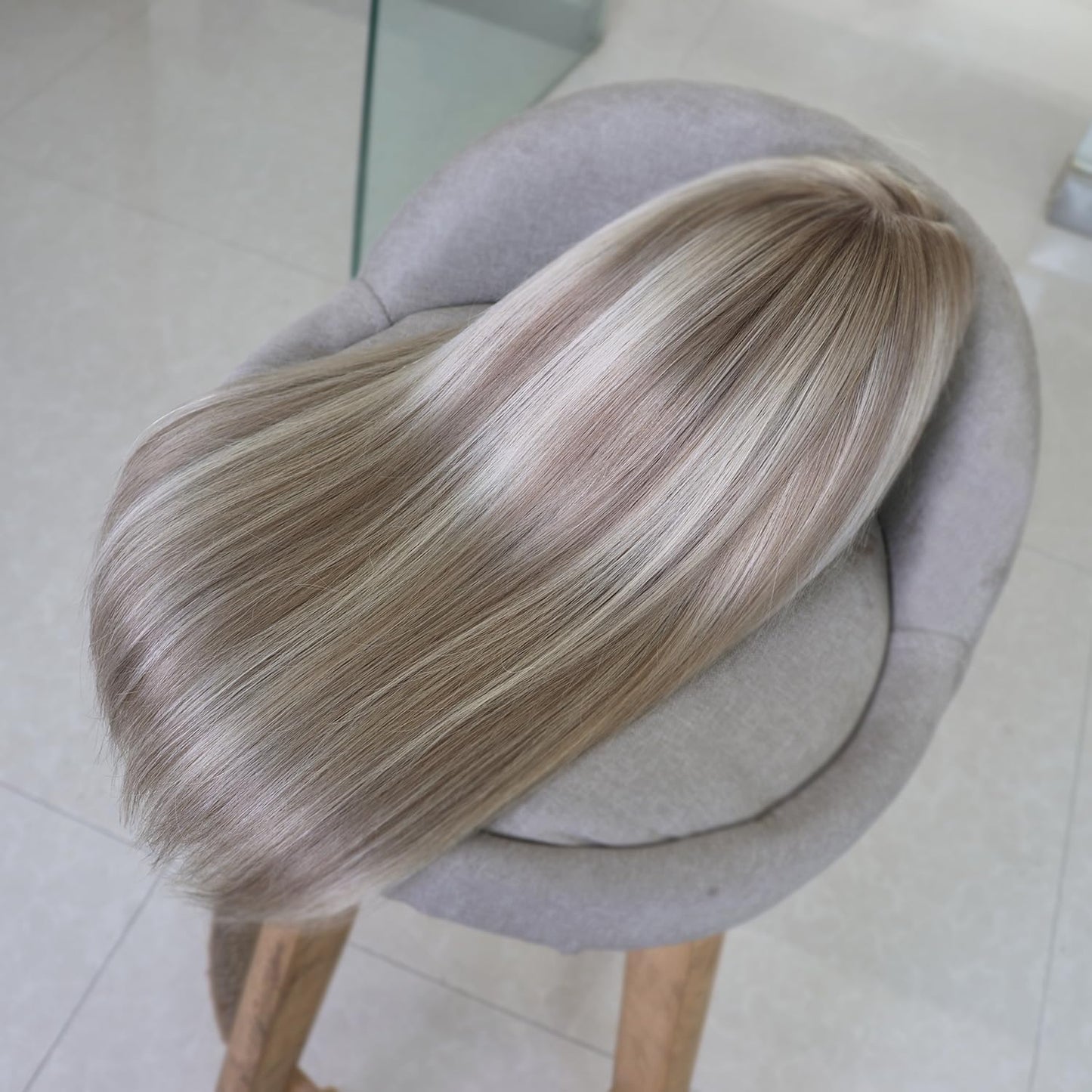 Real Full Lace Human Hair Wigs Straight Full Lace Wigs Preplucked Hairline Whole Lace Wig Free Part Natural Color Brazilian Human Hair Wigs for Black Women 150% Density 20inch