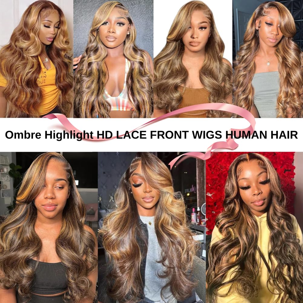 99j Burgundy Lace Front Wigs Human Hair Glueless Wine Red Colored Body Wave Wigs Pre Plucked with Baby Hair 180 Density 13x4 HD Transparent Frontal Wigs for Women