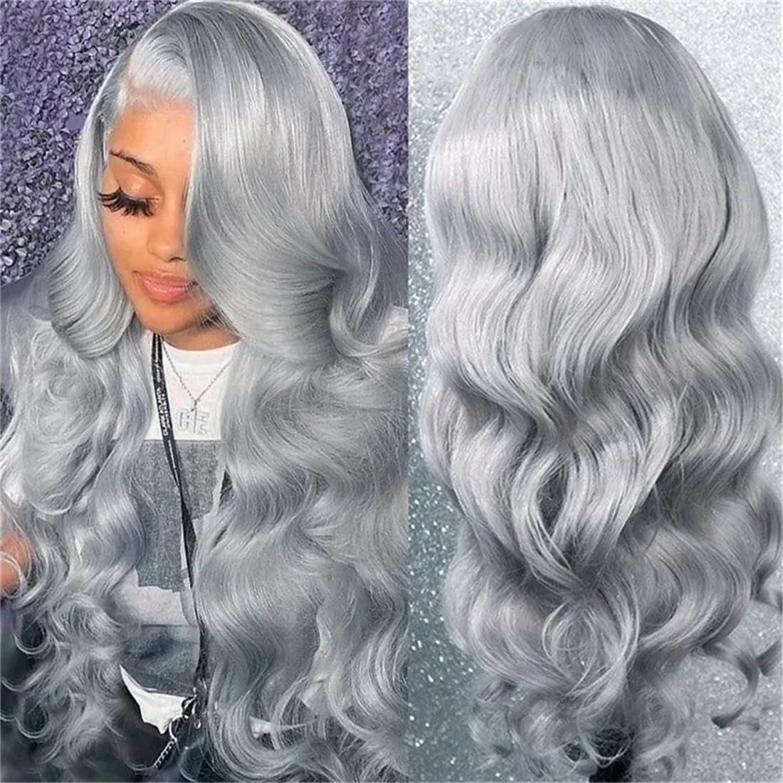 Real Full Lace Human Hair Wigs Straight Full Lace Wigs Preplucked Hairline Whole Lace Wig Free Part Natural Color Brazilian Human Hair Wigs for Black Women 150% Density 20inch