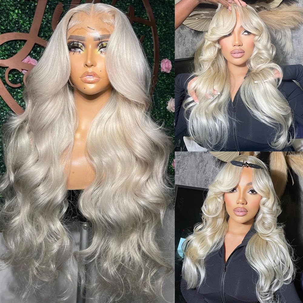 Real Full Lace Human Hair Wigs Straight Full Lace Wigs Preplucked Hairline Whole Lace Wig Free Part Natural Color Brazilian Human Hair Wigs for Black Women 150% Density 20inch