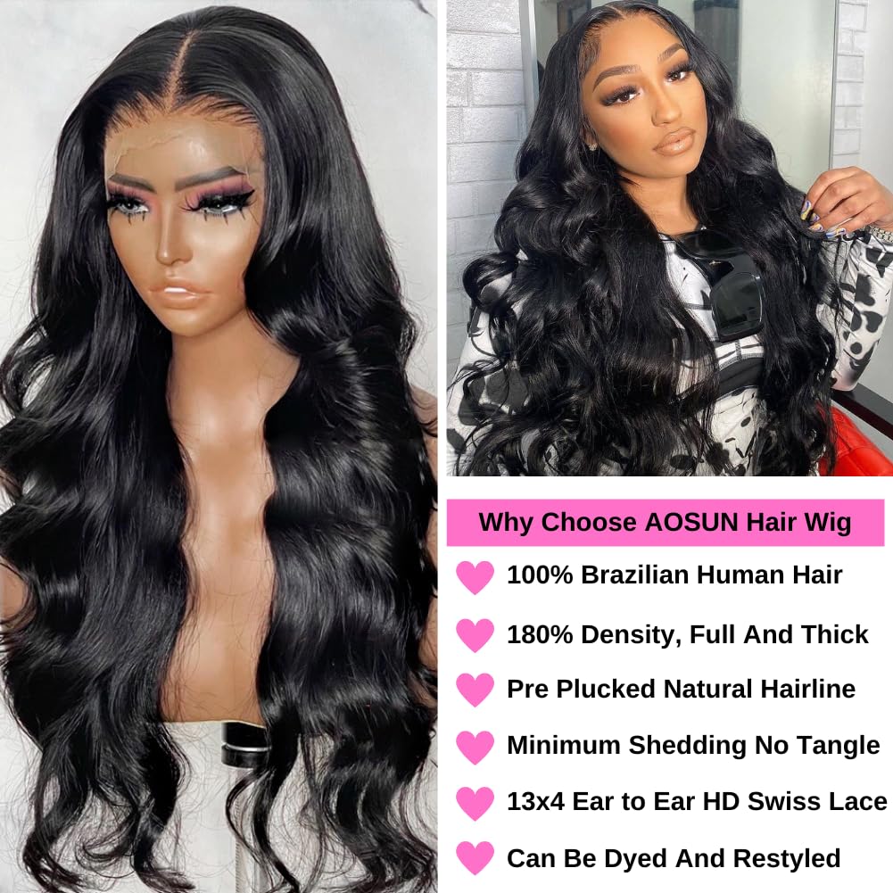 99j Burgundy Lace Front Wigs Human Hair Glueless Wine Red Colored Body Wave Wigs Pre Plucked with Baby Hair 180 Density 13x4 HD Transparent Frontal Wigs for Women